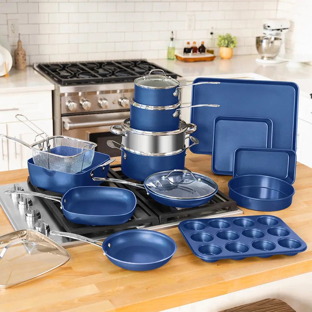 20pcs/set Cooking pots pans all in 1